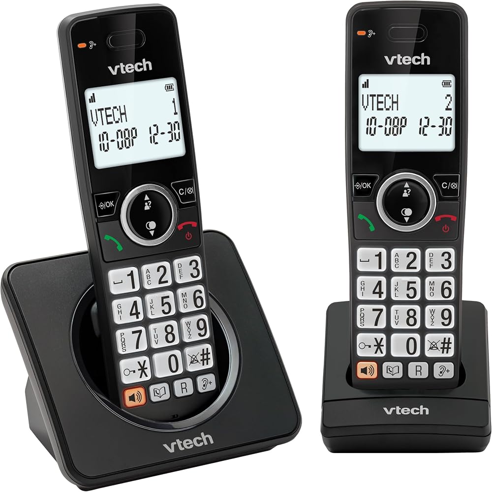 VTech EA5001 DECT Cordless Phone 2 Handsets Nuisance Call Block Backlit Display