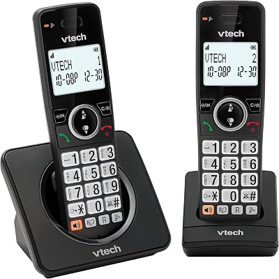 VTech EA5001 DECT Cordless Phone 2 Handsets Nuisance Call Block Backlit Display