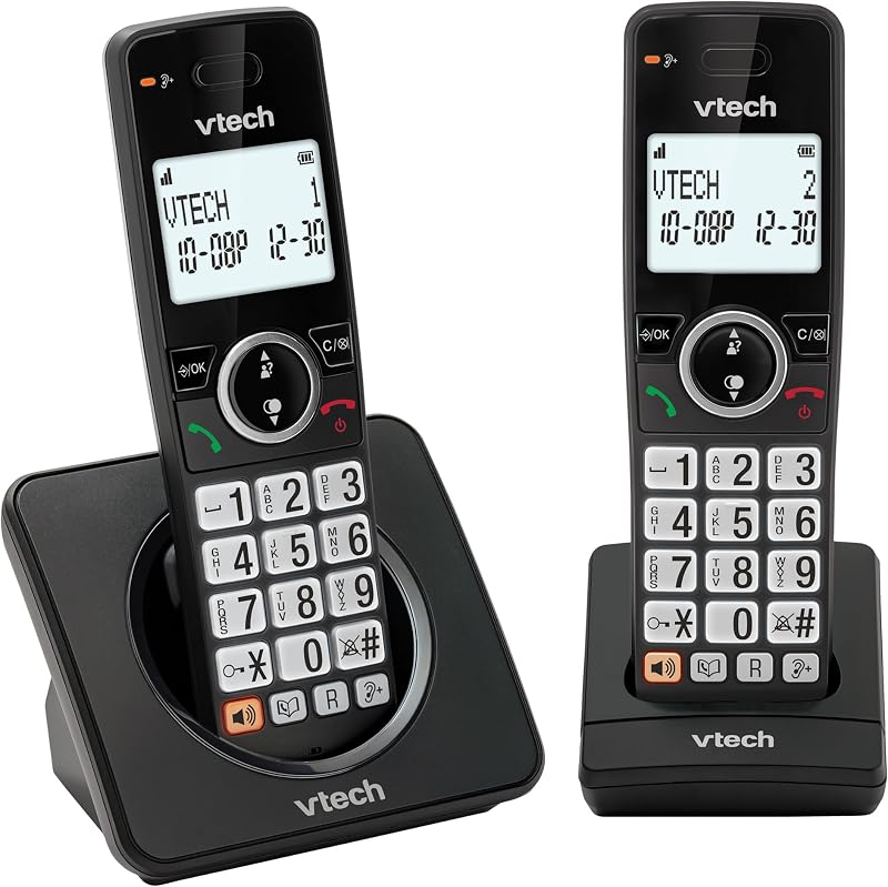 VTech EA5001 DECT Cordless Phone 2 Handsets Nuisance Call Block Backlit Display