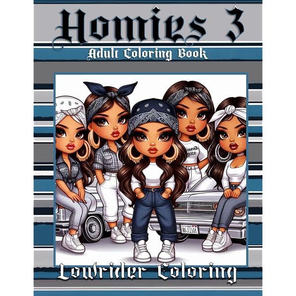 Amazon.com: Homies Chola Queens – Vol. 3: A Chicana Coloring Book