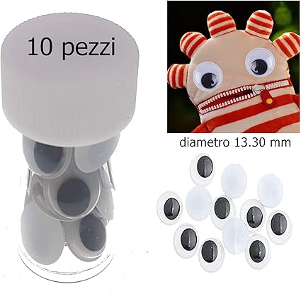 occhi per pupazzi fai da te