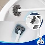 MR.SIGA Toilet Bowl Brush and Holder with Solid Handle White 1 Pack view 5