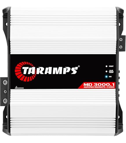 Taramps 2 Ohms 5000 Watts Class D Full Range Mono Amplifier