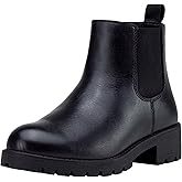 Vepose Women's 9607 Chelsea Ankle Boots Pull-On Booties for Women