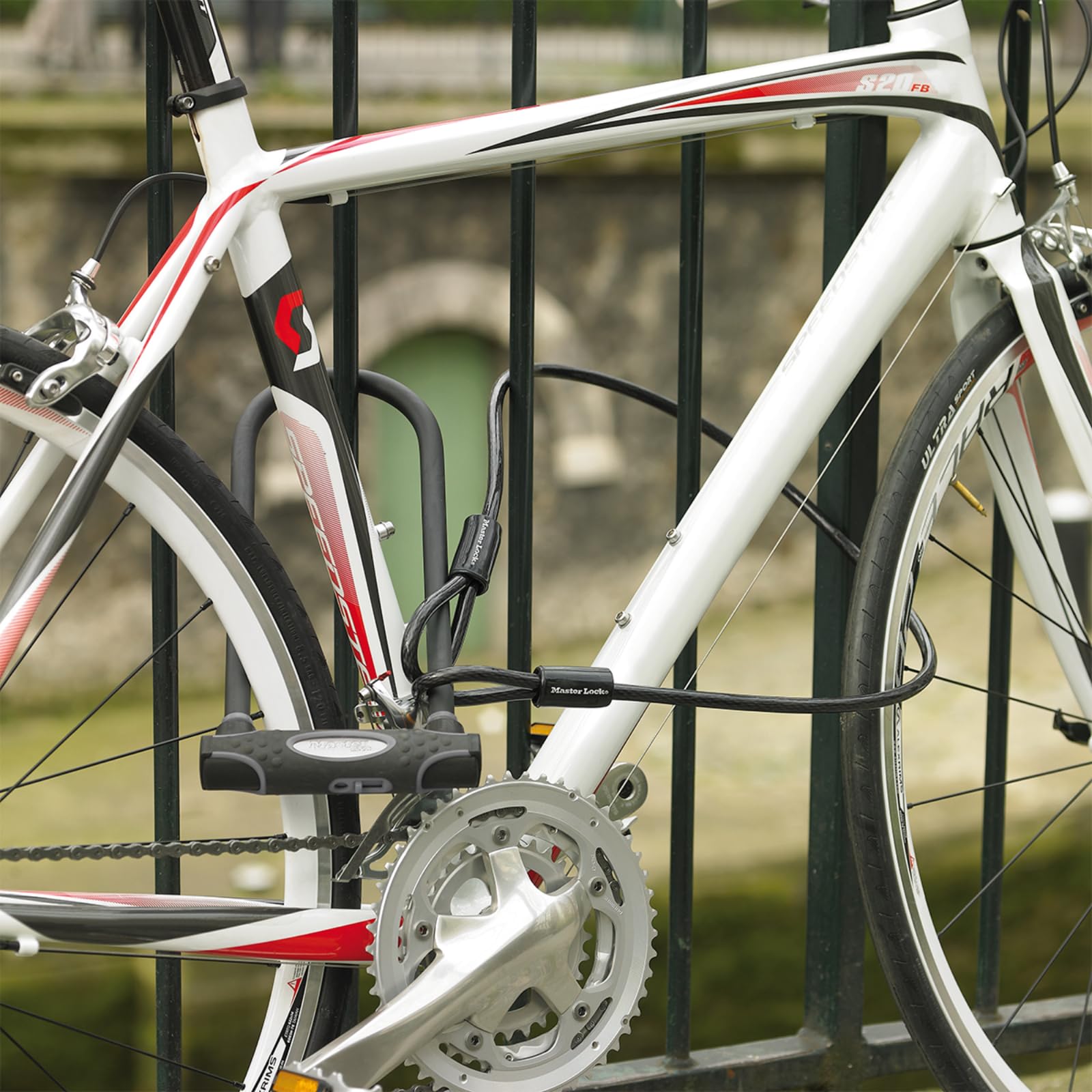 Serrure pour velo,Yellow 2M--Câble De Verrouillage En Acier Solide Pour