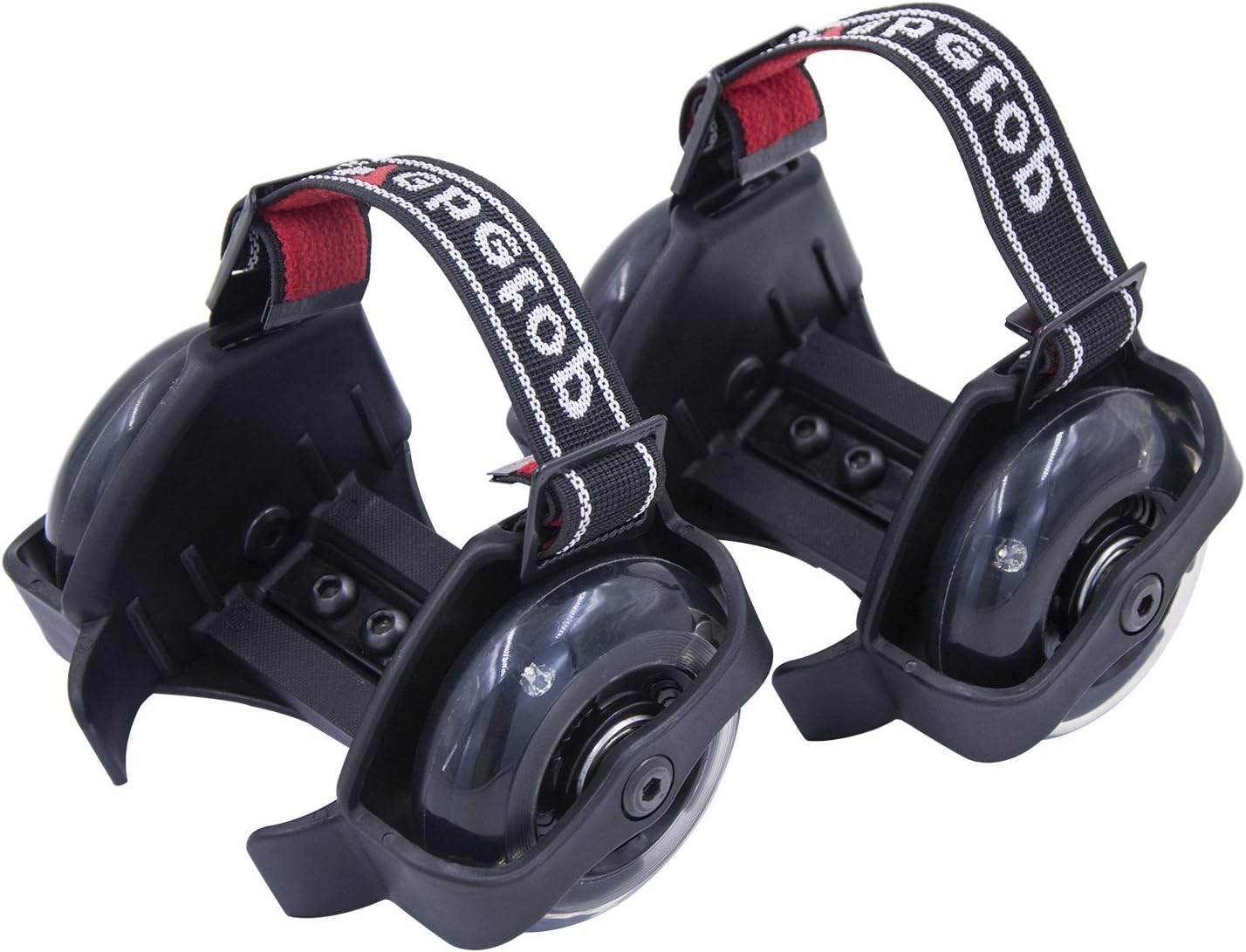 Webetop Kids Lighted Heel Skate Rollers Adjustable Two Wheels Skate Shoes Scooters,One Size Fits Most,60KG Weight Limited,with Portable Bag and Mini Wrench for Adjusting Size