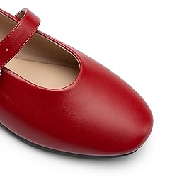 DREAM PAIRS Women's Ballet Mary Jane Flats Dress