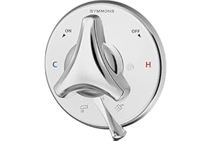 Symmons S9600TSPTRMRP Origins Tub/Shower Valve Trim (Valve Not Included),Polished Chrome, 2.88 x 5.8 x 5.8 inches