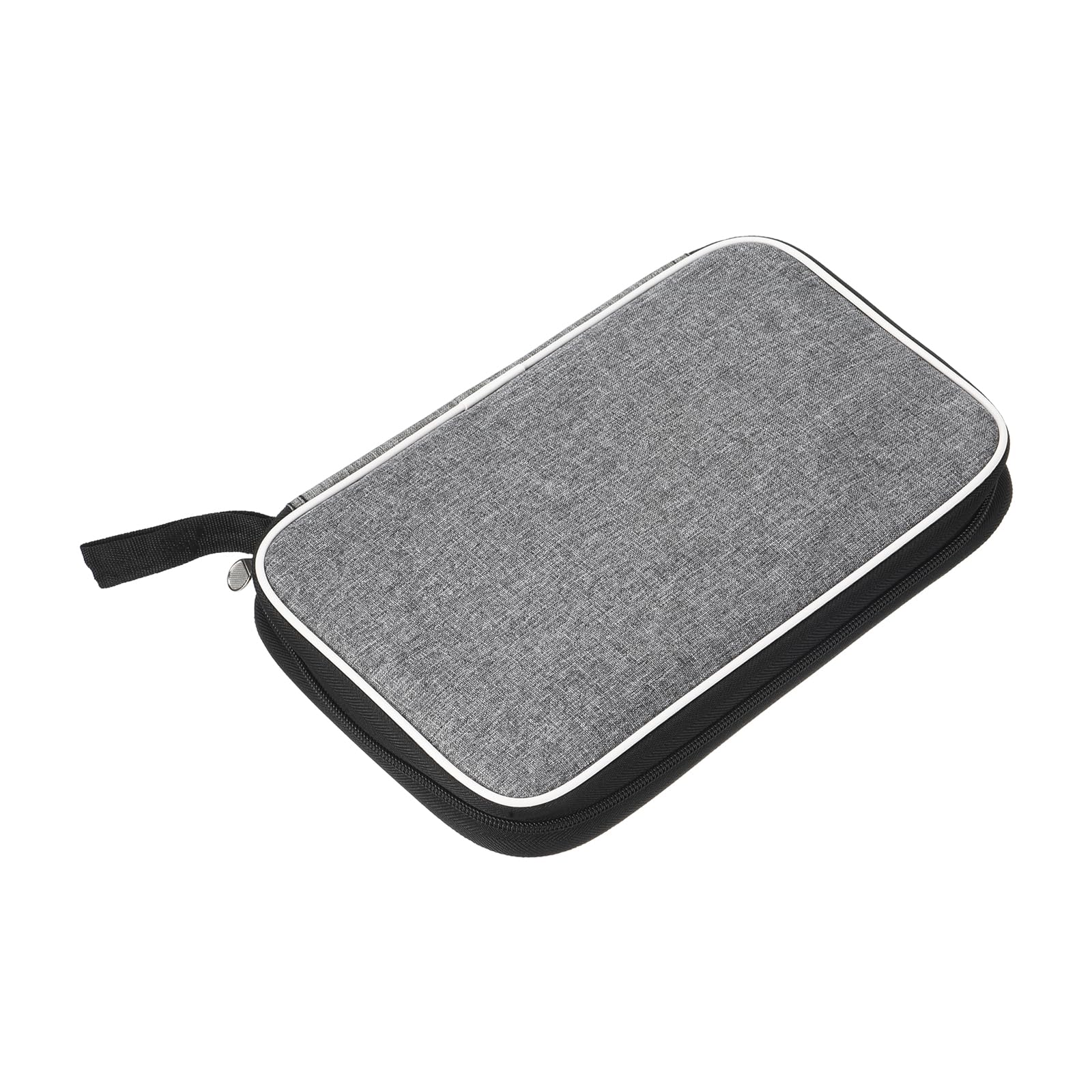 M METERXITY Ping Pong Paddle Cover - Table Tennis Racket Case Bag Apply to Storage Organize (10.6 x 7 -Inch, Grey)