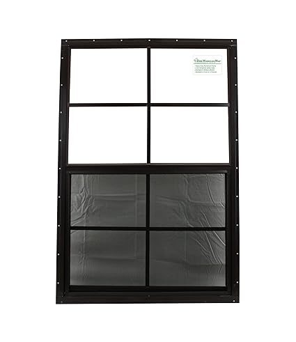 Shed Windows 24 X 36 Brown Flush Mount Safetytempered Glass