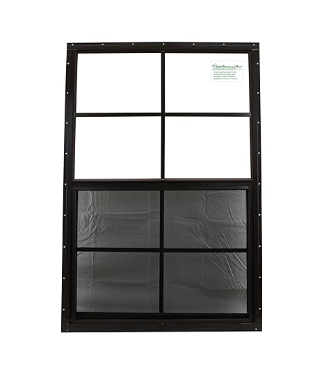 Shed Windows 24 X 36 Brown Flush Mount Safetytempered Glass