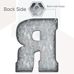 CraftyCrocodile 7" Galvanized Metal Letters for