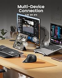 ProtoArc Ergonomic Mouse, EM11 NL Bluetooth