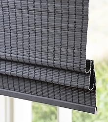 LazBlinds Cordless Bamboo Roman Shades, Light