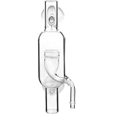 JARDLI Glass Inline CO2 Atomizer Diffuser System for Aquarium Planted Tank (17mm for 16/22mm (5/8" i.d.) Hose)