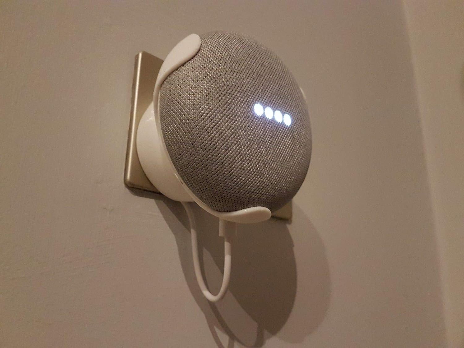google home mini power socket mount