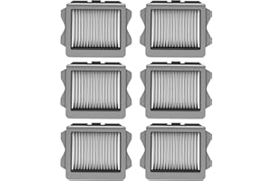NUKISA Vacuum Filter Replacement Compatible with Tineco iFloor 3, Floor ONE S3 & Floor ONE S5, Floor ONE S5 Pro Cordless Vacuum Cleaner, 6 Pack Replacement Filters