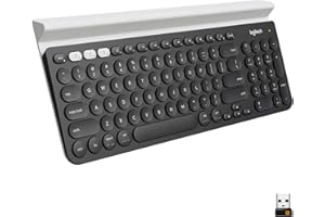 Logitech K780 Multi-Device Wireless Keyboard for Computer, Phone and Tablet – FLOW Cross-Computer Control Compatible - Speckl
