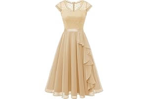 Wedtrend Women's Bridesmaid Dresses Short Prom Dress Ruffle Semi Formal Cocktail Dresses Floral Homecoming Dress