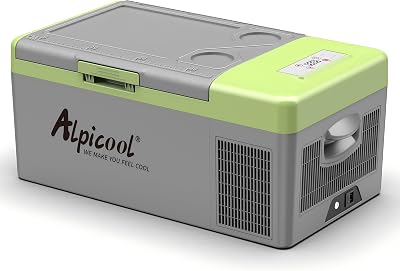 Alpicool Y16T 15L Car Fridge Freezer 12V Portable Cooler for RV Truck Camper