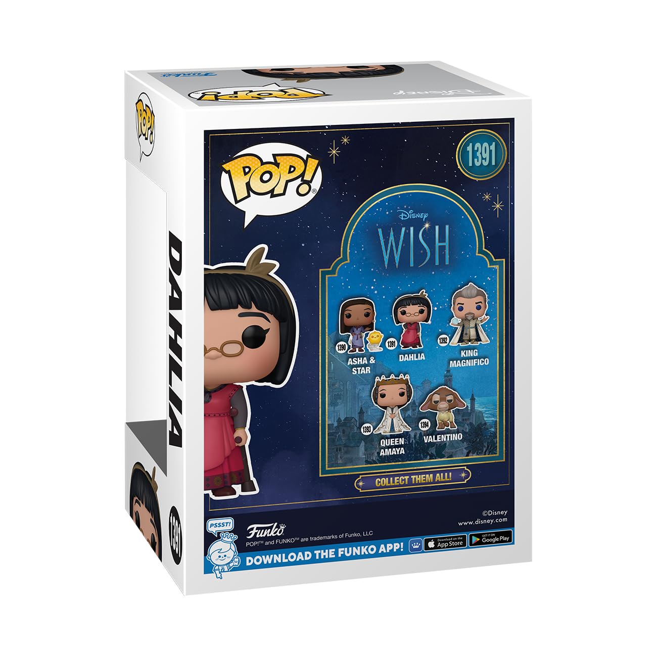 Funko POP! Vinyl: Disney Wish - Dahlia - Collectable Vinyl Figure - Gift Idea - Official Merchandise - for Kids & Adults - Movies Fans - Model Figure for Collectors and Display