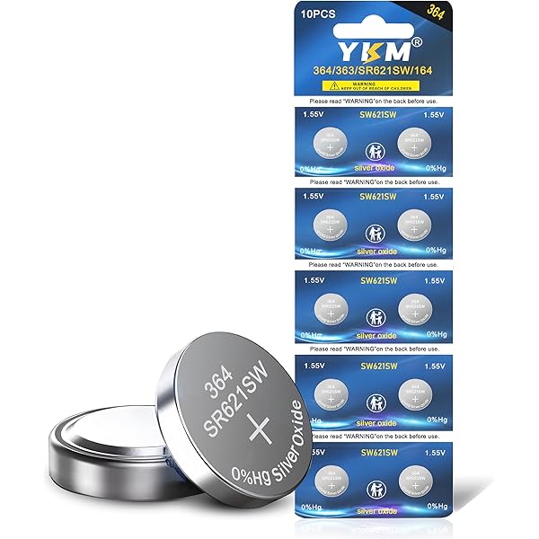 Amazon.com: SKOANBE SR726SW 397 1.5V Silver Oxide Watch