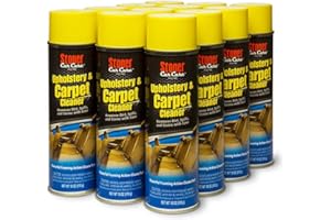 Stoner Car Care 91144-12PK Upholstery and Carpet Cleaner Lifts Tough Stains with Powerful Foaming Action from Seats, Mats, Headliners, Door Panels, and More to Restore Auto Interior, 18 Oz, Pack of 12