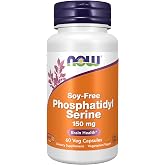 NOW Supplements, Soy-Free Phosphatidyl Serine (150mg), 60 Veg Caps