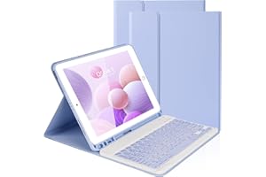 LAMA Keyboard Case for iPad 9.7 inch 2018 (6th Gen)/ 2017 (5th Gen)/2016 iPad Pro/iPad Air 2/1, Thin - Detachable - Wireless 