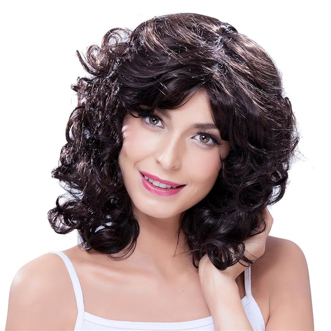 Atozwig Women S Short Curly Wig For Black Women African American