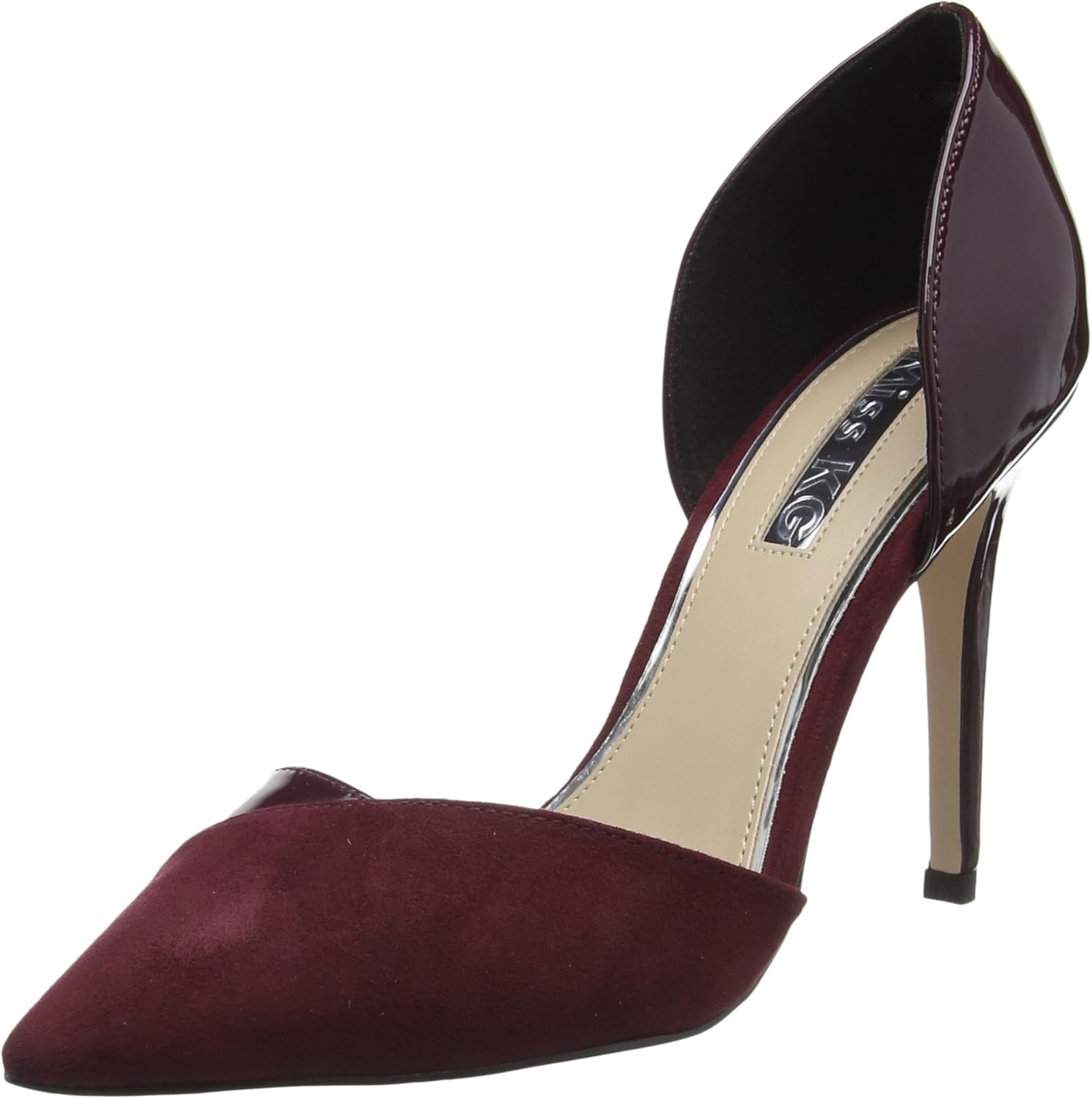 Miss KG Women's Pumps ClosedToe Heels, Red Wine, 37 Pumps