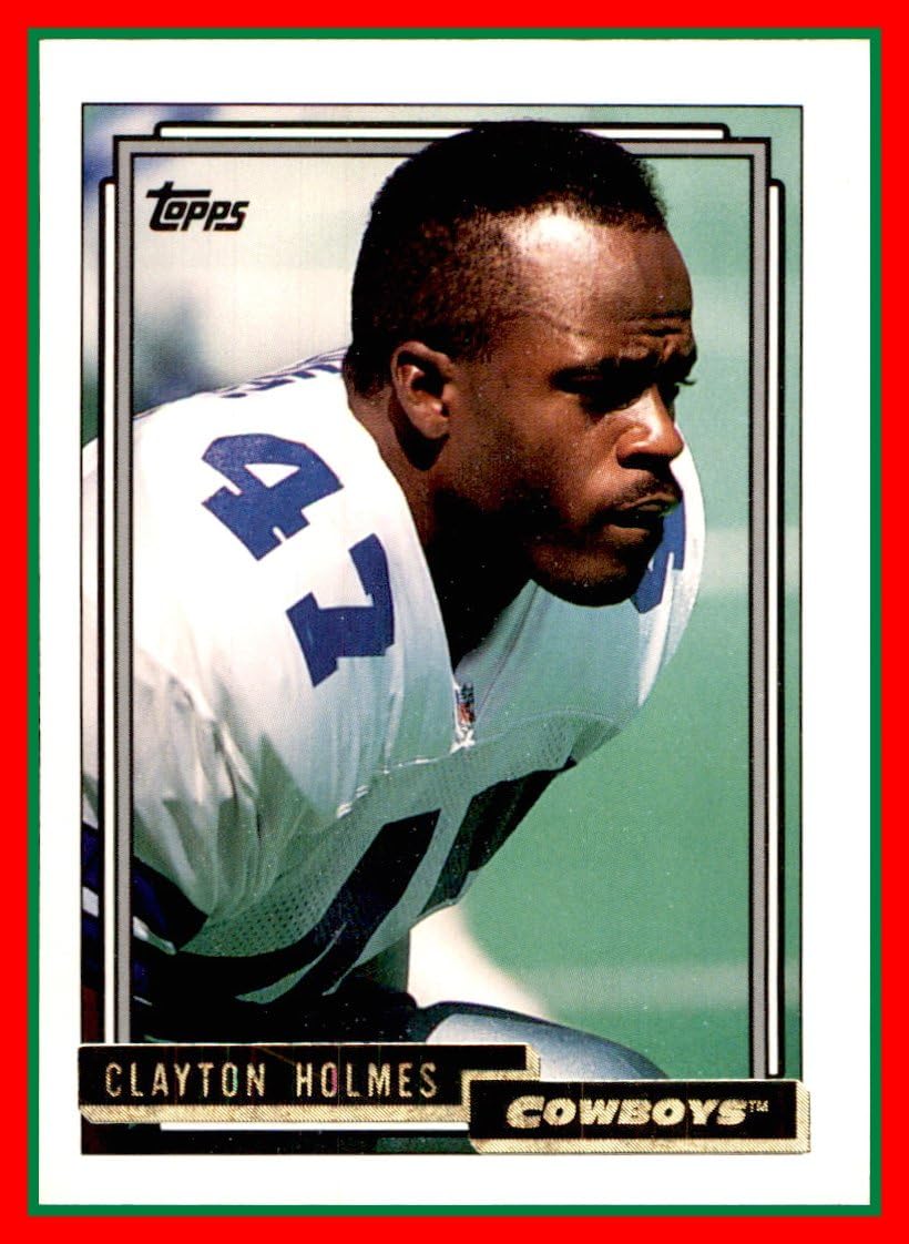 1992 Topps GOLD #695 Clayton Holmes DALLAS COWBOYS CARSON-NEWMAN