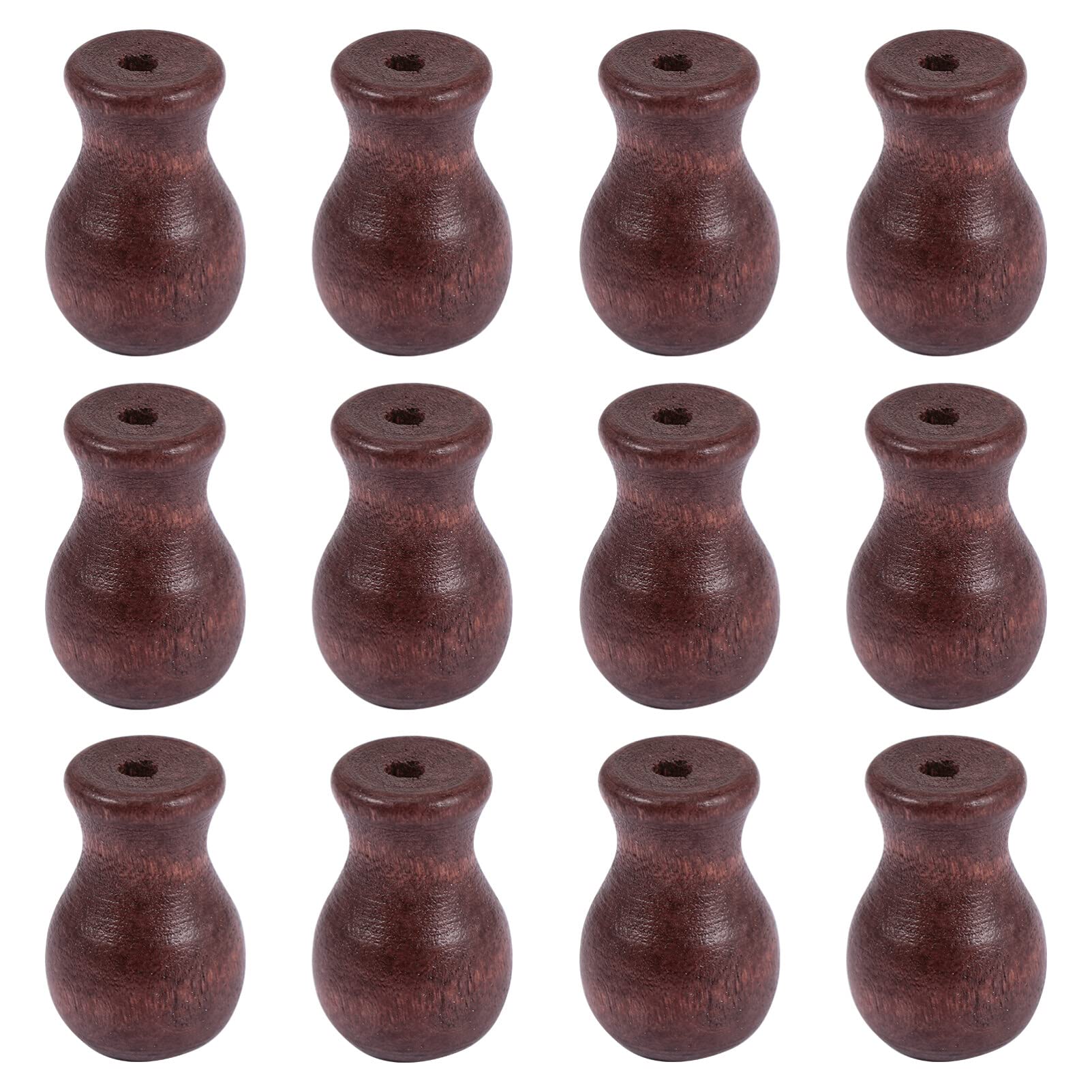 BESPORTBLE 12pcs Blind Cord Tassels Chic Wood Pull Knobs for Blinds Ceiling Fans Light Decorations Easy to Install Cord Ends for Home Office Use