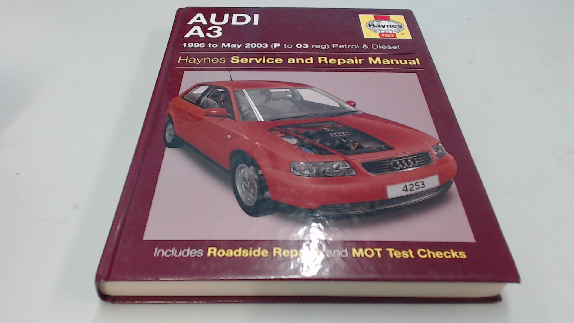 Haynes Owners + Workshop Car Manual Audi A3 Petrol + Diesel 96-03 4253: