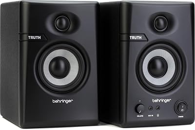 Behringer Truth 3.5 Audiophile 3.5" Studio Monitors with Advanced Waveguide Technology.