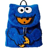 Loungefly Sesame Street Cookie Monster Plush Mini Backpack