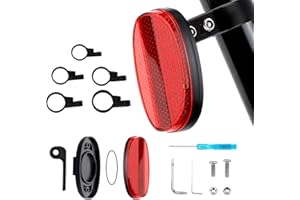Gosknor Bicycle Mount Compatible with Airtag, Hidden Bike Reflectors Holder, GPS Tracker for Electric Bicycle, Mountain Bikes