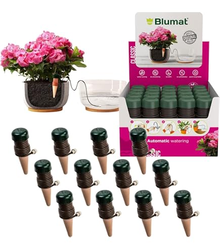 Amazon.com: BYDOLL Plant Self-Watering Stakes Automatic Dripper Watering  Terracotta Spikes for Indoor Outdoor Plant,Watering Insert Devices for  Vacation use,Bonsai Garden Drip Irrigation System(5 Pack) : Patio, Lawn &  Garden