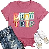 IFQ Womens Road Trip Shirt Getaway Travel Camping Crewneck T-Shirt Outdoor Hiking Tee