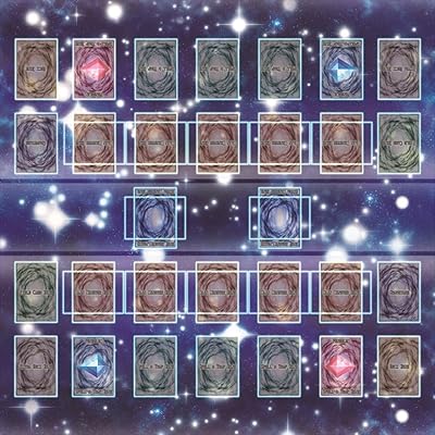 Yugioh Playmat 2-Player Duel Link Zones Playmat - Extra Large
