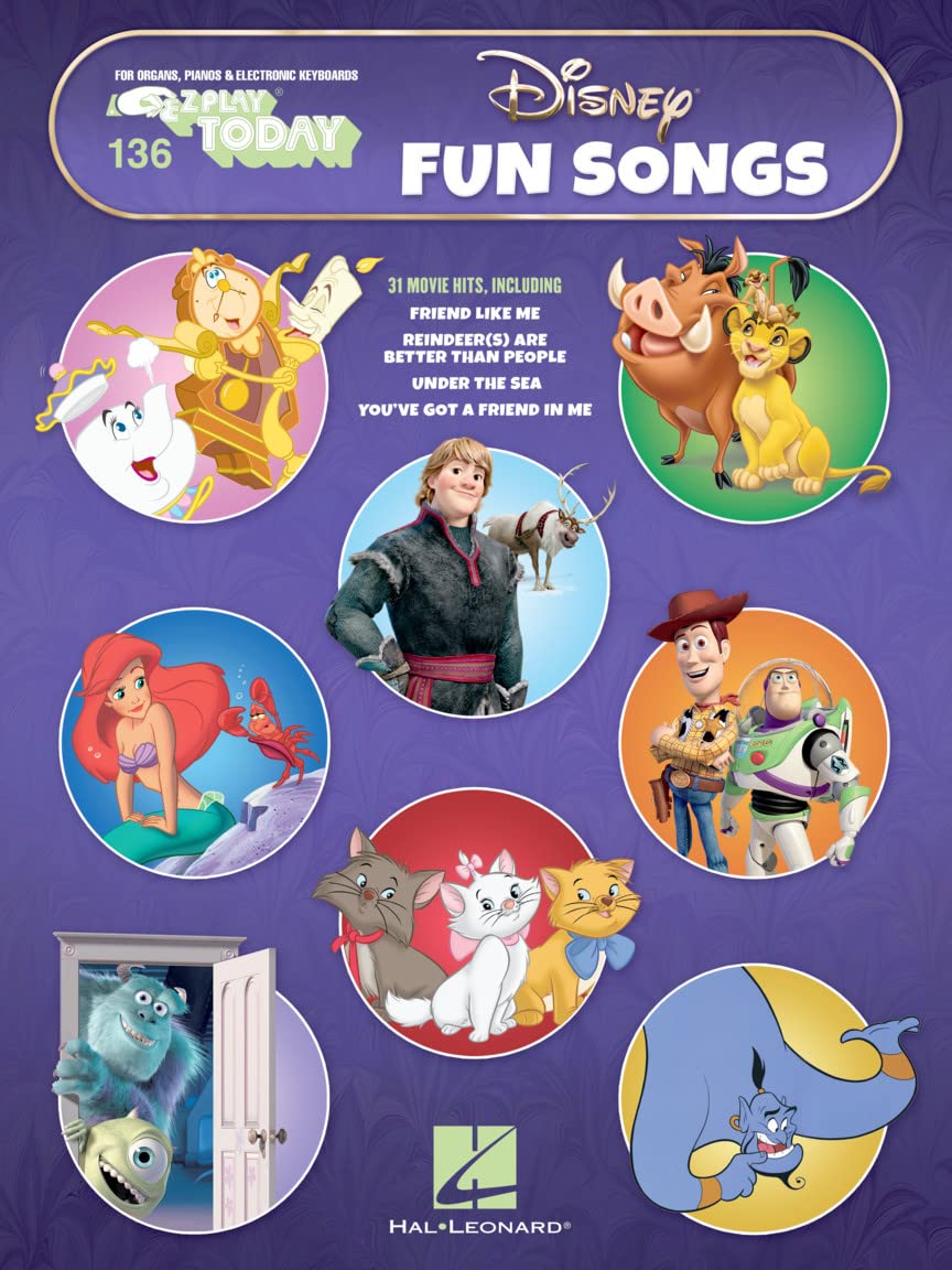 Disney Fun Songs: E-Z Play Today Volume 136