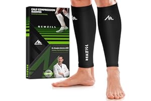 NEWZILL Compression Calf Sleeves (20-30mmHg) for Men & Women Perfect Option to Compression Socks for Running Travel Nursing