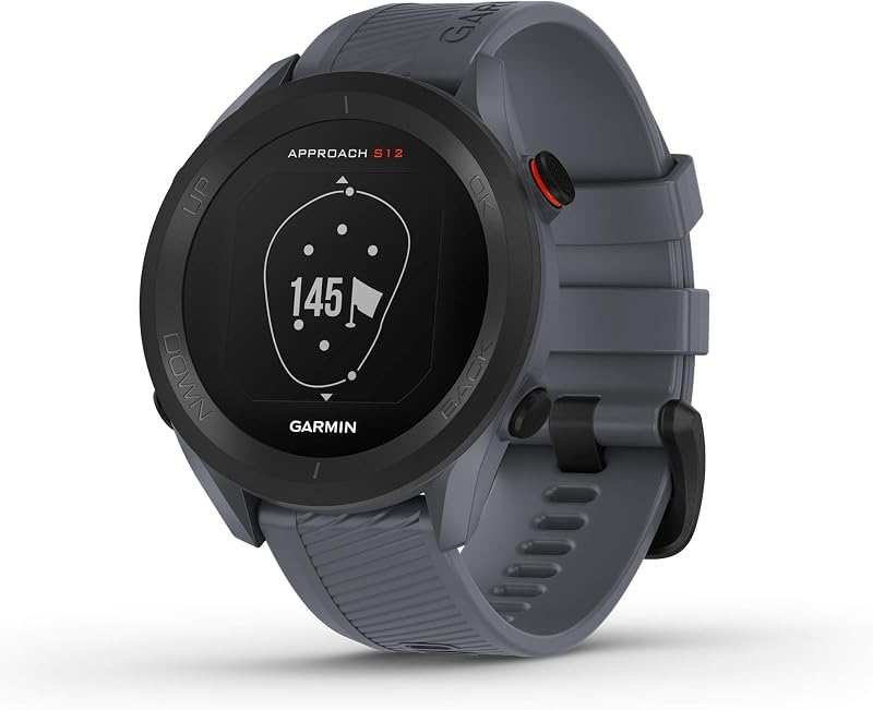 Garmin Approach S12 Golf Watch Granite Blue 42k+ Preloaded Courses 010-02472-01