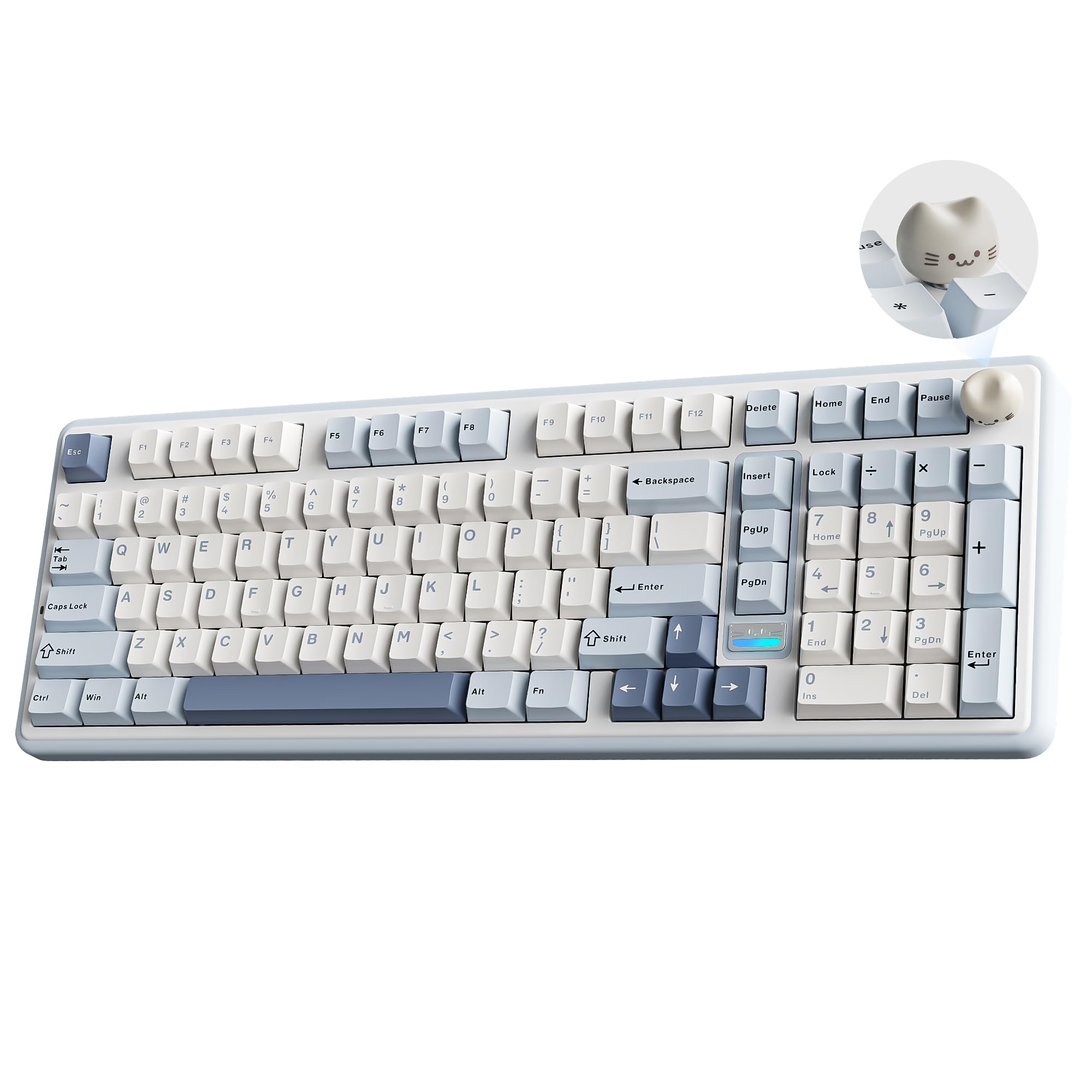 YUNZII 98 PRO QMK VIA ワイヤレス メカニカル ゲーミングキーボード