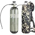 YIYADECO 6.8L/416 Cu.in DOT Carbon Fiber Cylinder 74 Cu Ft 4500 PSI Tank Air Filling Station&Charging System for PCP Paintball HPA Air Guns