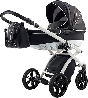 knorr-baby 35666-2 Kombikinderwagen Alive Art, schwarz/weiß