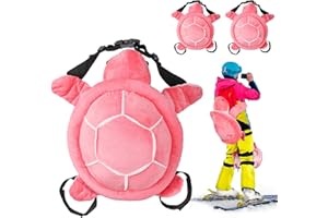 Junkin 3 Pcs Turtle Butt Pads for Snowboarding Ski Protective Gear Set Cute Turtle 3D Hip Protectors for Skating Tortoise Cushion Padded Turtle Knee Pad for Kid Adult Skiing Roller Protection