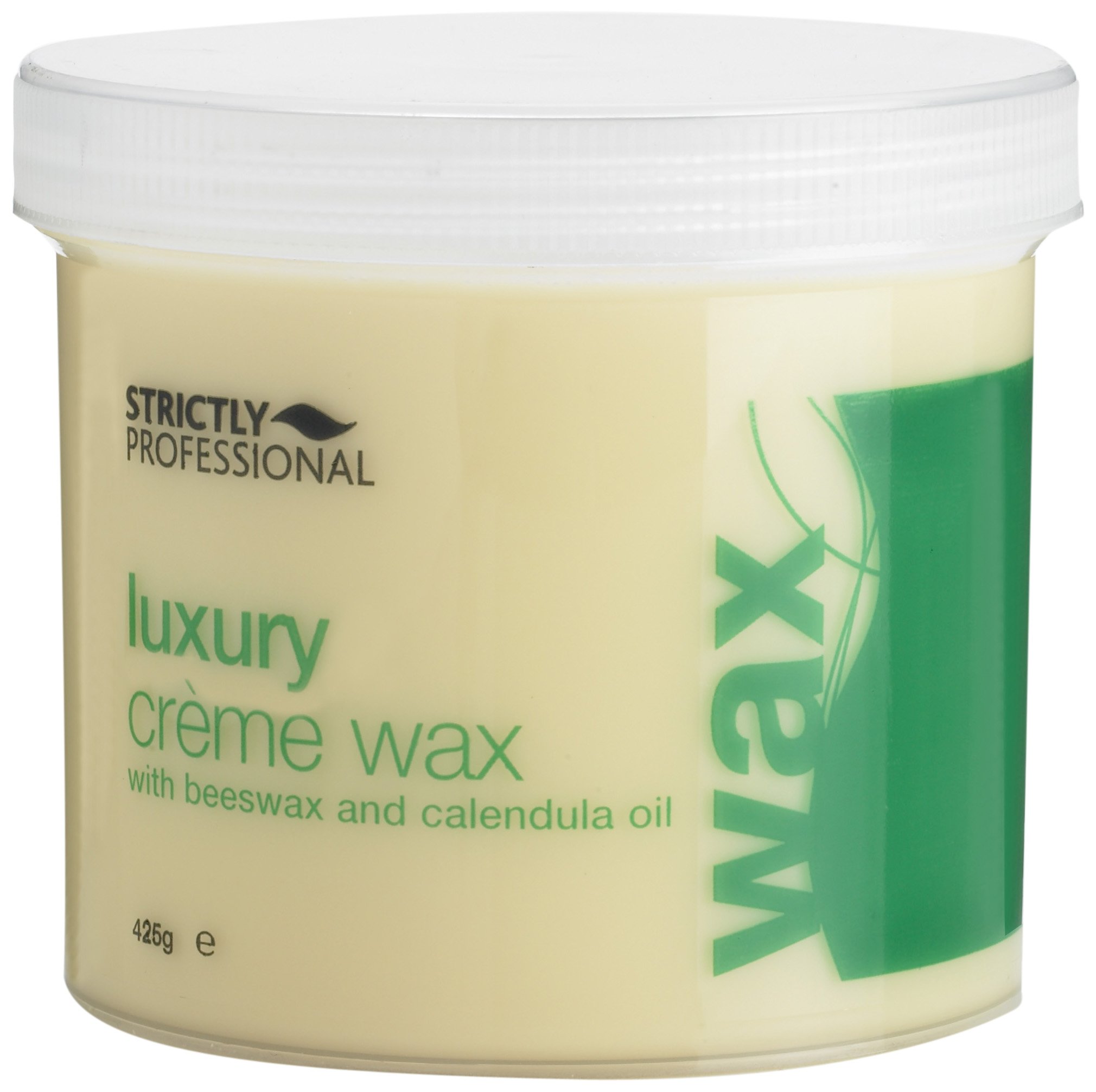 Strictly Professional Luxury Crème Wax with Beeswax & Calendula Oil 425g – Gentle Strip Wax for Sensitive Skin – Smooth Hair Removal for Legs, Arms & Body – Salon Quality