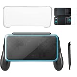 Amazon Com Rdfj New 2ds Xl Grip Handle Grip With Stand For New 2ds Xl 17 Black Video Games
