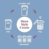Kilner Square Clip Top Jar 1.5L Airtight Glass Jar for Preserving Food view 5